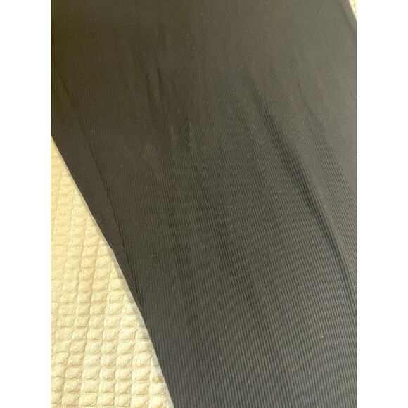 SKIMS Onyx Black Relaxed Fit Wide Leg Ribbed Loose Draw String Lounge Pants 2X - Picture 11 of 12